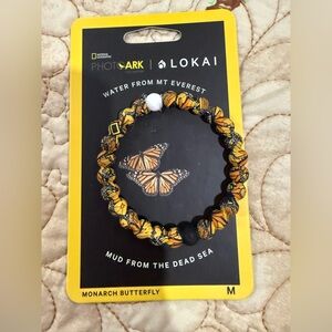 Lokai bracelet National Geographic Collection features a Monarch butterfly M